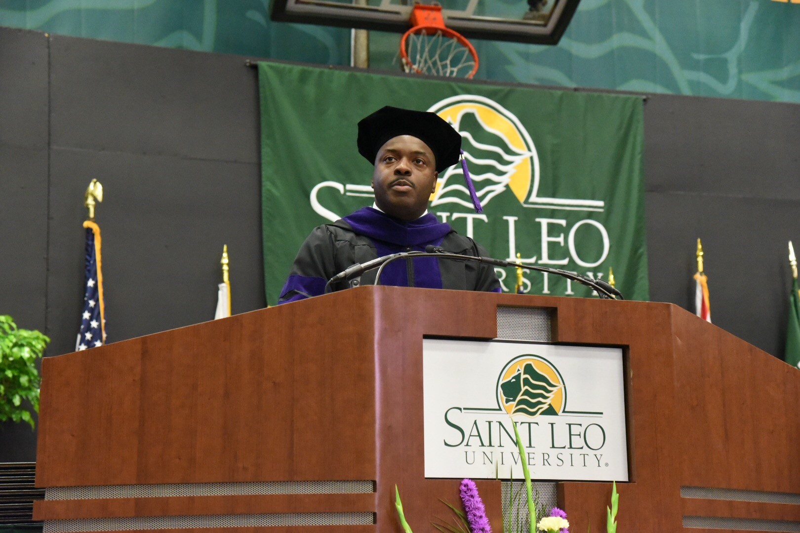 Ed Narain of Tampa addresses graduates_4_27_2018